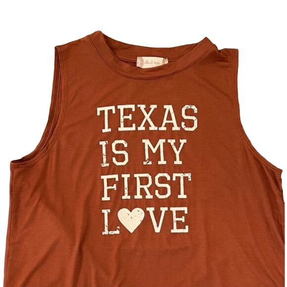 NWT Altar'd State University of Texas "Texas is my First Love" Tank Top - Picture 4 of 9